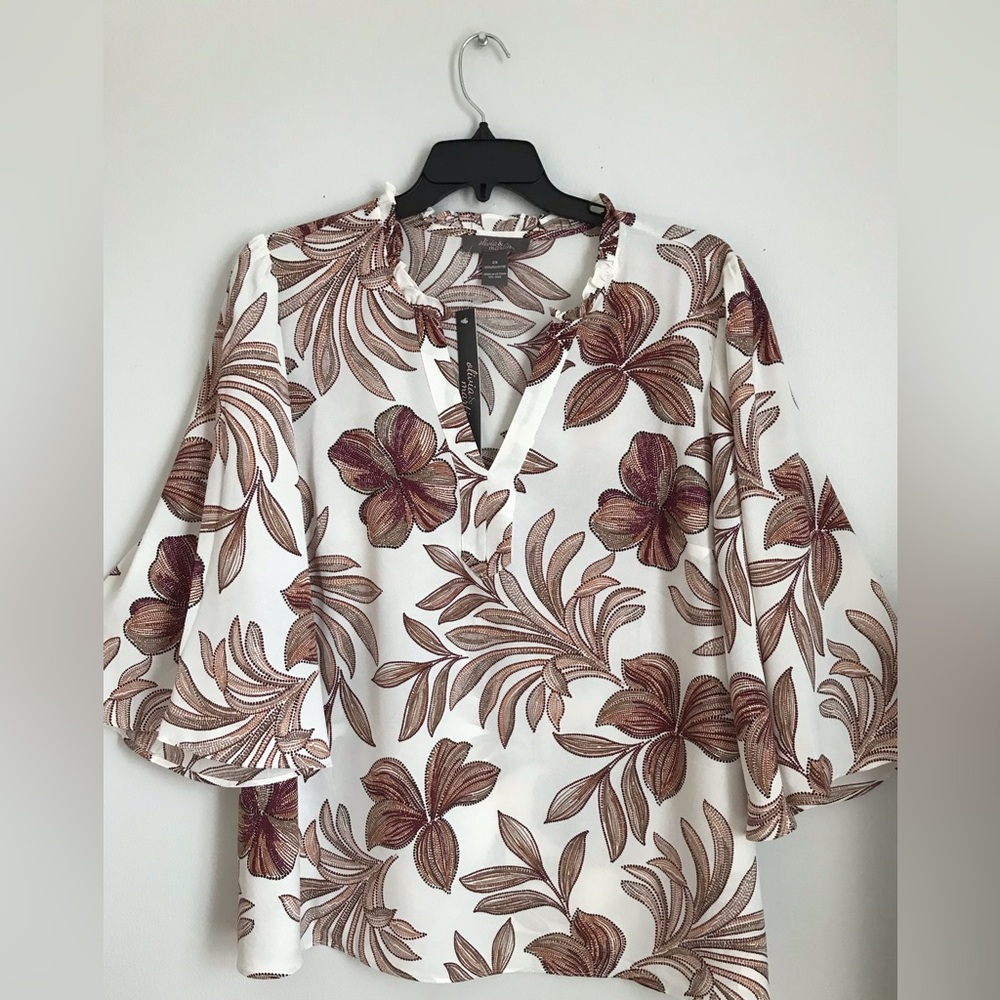 Floral Print Women's Top